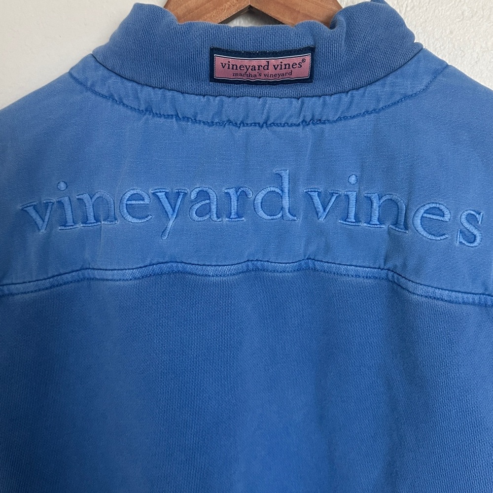 Vineyard Vines Shep & Ian Men’s Shep Shirt Quarter-Zip Pullover – Blue – M - Picture 7 of 9